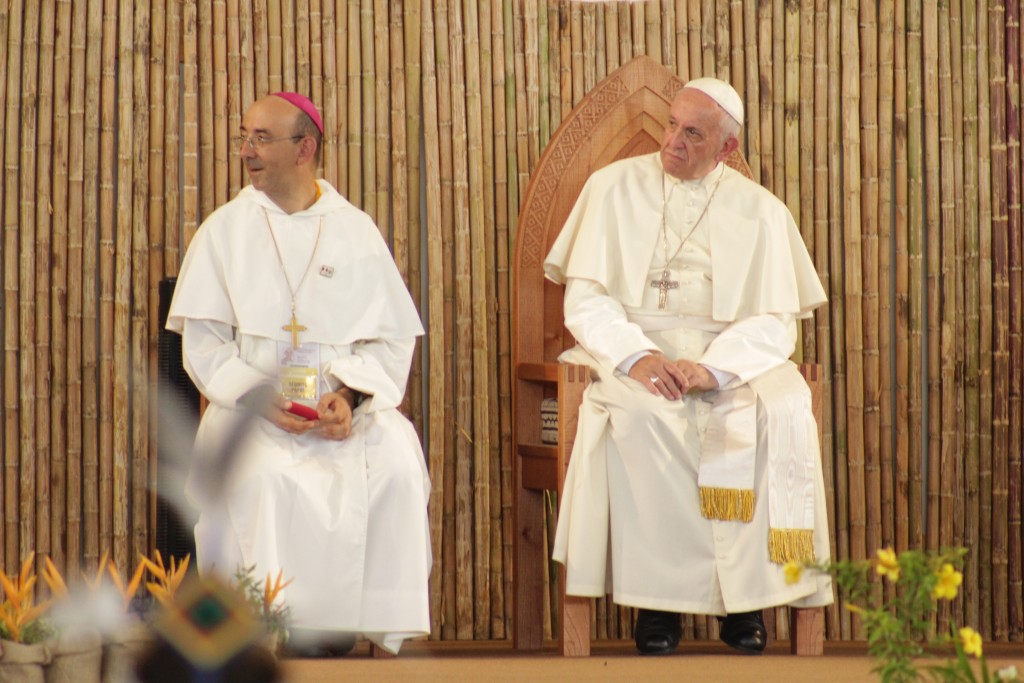 El Papa visitó el Vicariato de Puerto Maldonado en enero de 2018. Foto: Álex Racua