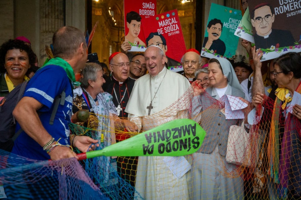 El Papa Francisco y el Cardenal Barreto, durante el encuentro de primera hora de la mañana. Foto: Cedida