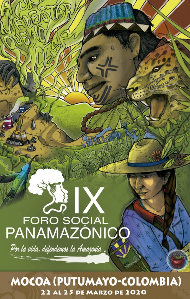 Cartel oficial del próximo Fospa que se desarrollará en Mocoa (Colombia). 