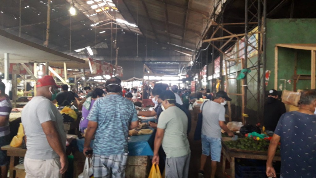 El Mercado Central de Iquitos presentaba esta imagen algunas semanas atrás. Foto: La Voz de la Selva