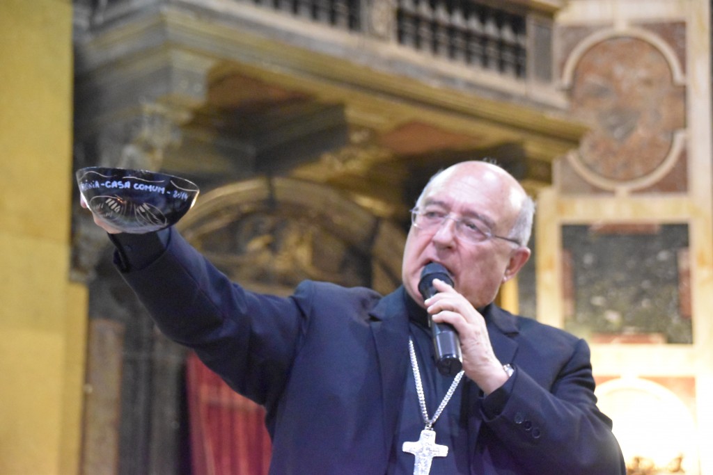 Cardenal Pedro Barreto, durante un evento desarrollado en Roma en el contexto del Sínodo de la Amazonía. Foto: Guilherme Cavalli - REPAM