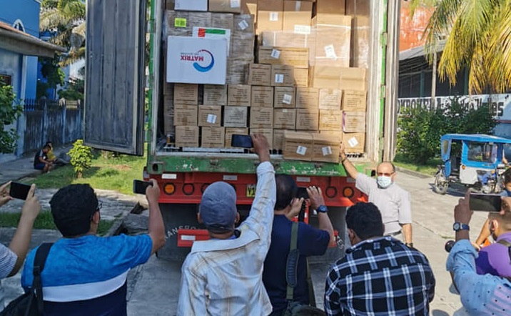Loreto: Iquitos recibe 40 toneladas de ayuda enviada desde los Emiratos Árabes Unidos