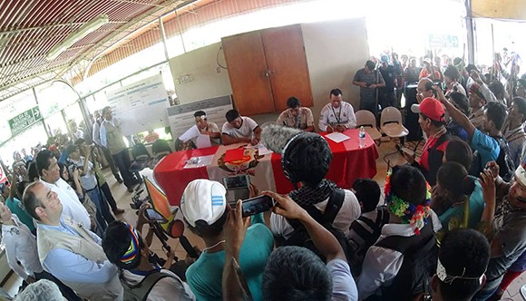 Comunidades del Lote 192 firman acuerdos con gobierno luego de 43 días de movilización pacífica