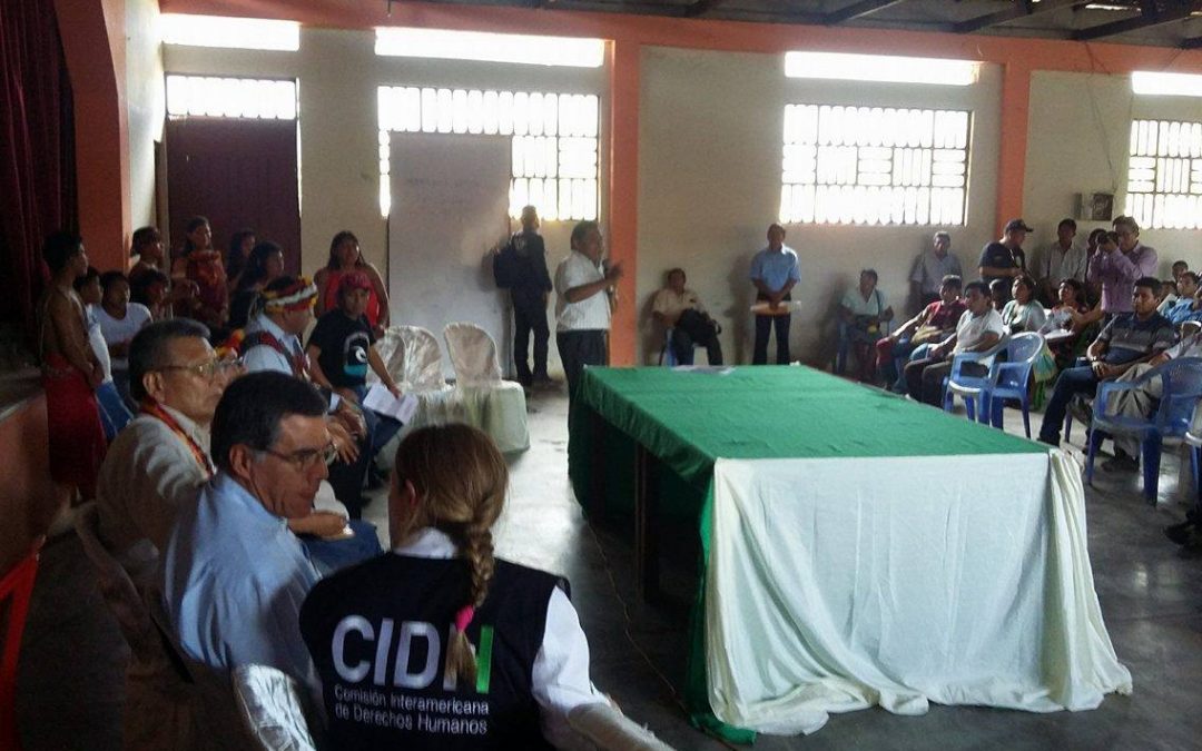 Delegación de la CIDH escucha a afectados por derrame petrolero en Chiriaco