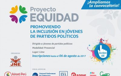 Convocan a jóvenes políticos a capacitarse en estrategias para erradicar prácticas discriminatorias en partidos