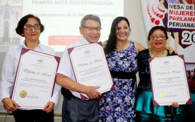 Loreto: Docentes de la Universidad Nacional de la Amazonía Peruana (UNAP) son distinguidos por el Congreso de la República