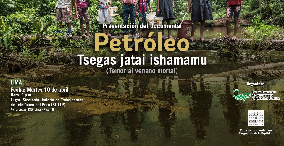 Hoy presentan en Lima documental sobre afectados por derrame petrolero en Chiriaco
