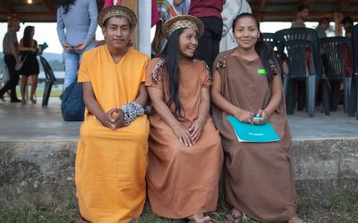 Jóvenes nativos de NOPOKI llegan a Puerto Maldonado para encuentro con el Papa