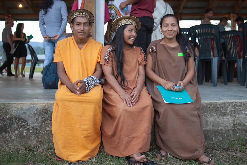 Jóvenes nativos de NOPOKI llegan a Puerto Maldonado para encuentro con el Papa