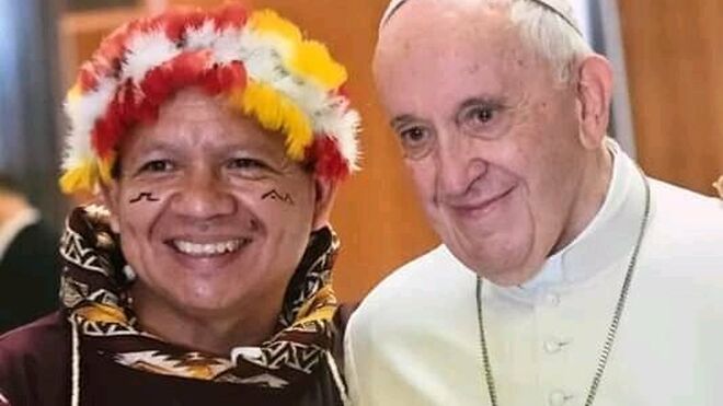 Díaz Mirabal al Papa Francisco: “Haga un llamado a la ONU, ya que los gobiernos no oyen a los pueblos indígenas”