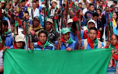Indígenas colombianos piden en una demanda que les devuelvan tierras perdidas