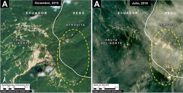 Nuevo frente de contaminación: La Cordillera del Cóndor amenazada por la minería urífera