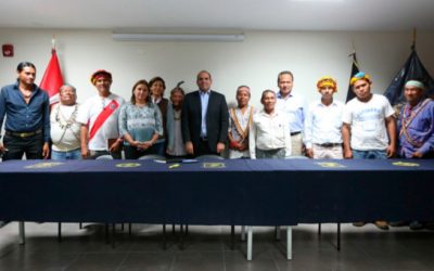 El primer ministro Fernando Zavala se reunió con los apus de Loreto