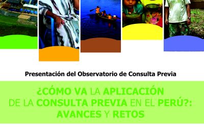 Presentación del “Observatorio de Consulta Previa” del CAAAP