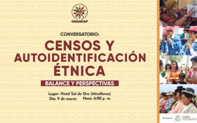 MUJERES INDÍGENAS DIALOGARÁN SOBRE LA PREGUNTA DE AUTOIDENTIFICACIÓN ÉTNICA INCLUIDA EN LOS CENSOS NACIONALES