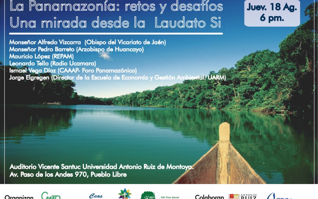 Amazonía, pueblos indígenas y la Laudato Si, el jueves 18 de agosto en la UARM