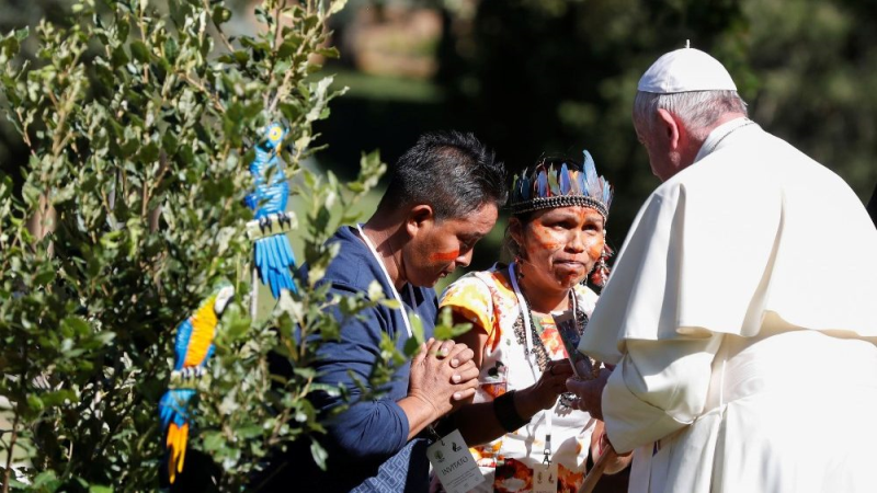 Representantes de la COICA tras el Sínodo: «Confiamos plenamente en el compromiso del papa Francisco»