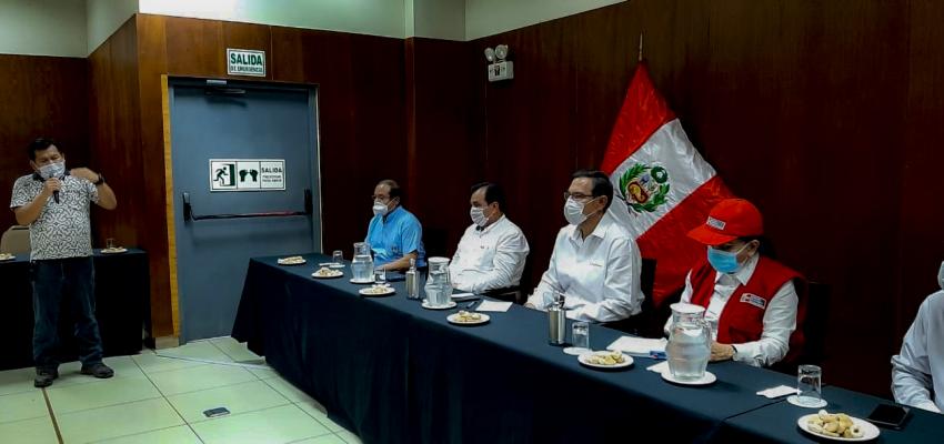 Fondo de emergencia indígena estará el lunes 22 de junio, según compromiso del presidente Vizcarra en su visita a Pucallpa