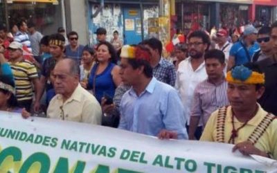 Iquitos: protestan por baja recaudación del canon petrolero