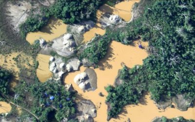 Presentan por primera vez mapa de la minería ilegal de toda la Amazonía