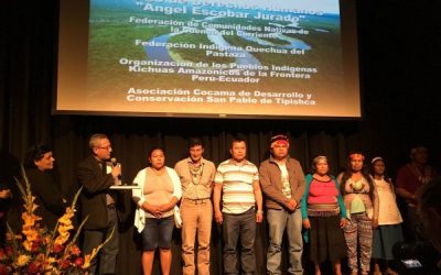 Cuatro Federaciones de Pueblos Indígenas recibieron el Premio Anual de Derechos Humanos 2017