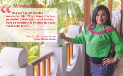 [PODCAST_#AmazoníaEsMujer] Janet, emprendiendo y transmitiendo el arte shipibo desde la libertad