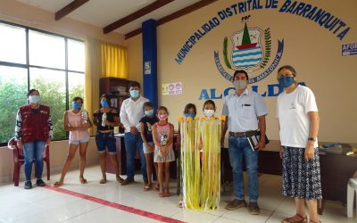 San Martín: Niños y niñas ambientalistas de Barranquita presentan iniciativas sobre la basura a su alcalde