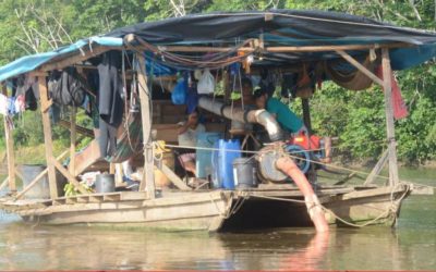Minería en Loreto: Dragas ilegales vuelven a amenazar el río Nanay