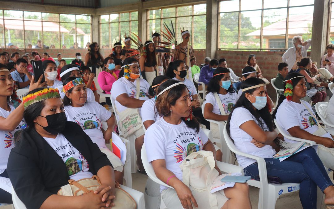 Pueblo Harakbut celebra el ‘I Congreso de la Mujer Harakbut’ bajo el lema “Nuestras voces salen del bosque”