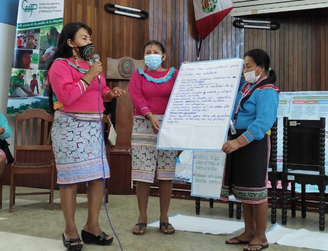 ‘Destrezas para la acción’. Capacitan a mujeres indígenas shipibas para fortalecer su participación en espacios públicos