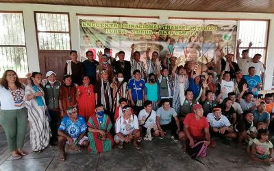 Ucayali: Pueblos indígenas de Perú y Brasil se reúnen para exigir la protección de sus territorios