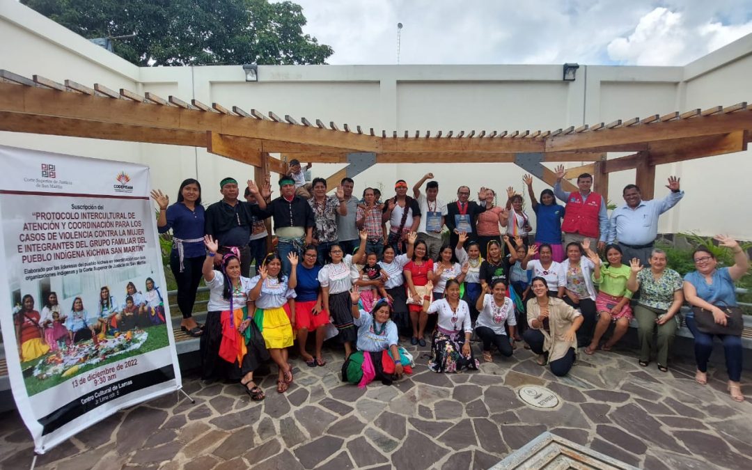 San Martín: Suscriben protocolo intercultural para proteger a víctimas de violencia del pueblo Kichwa