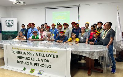 «Primero es la vida, después el petróleo»: pueblos indígenas de Loreto denuncian atropello a sus derechos