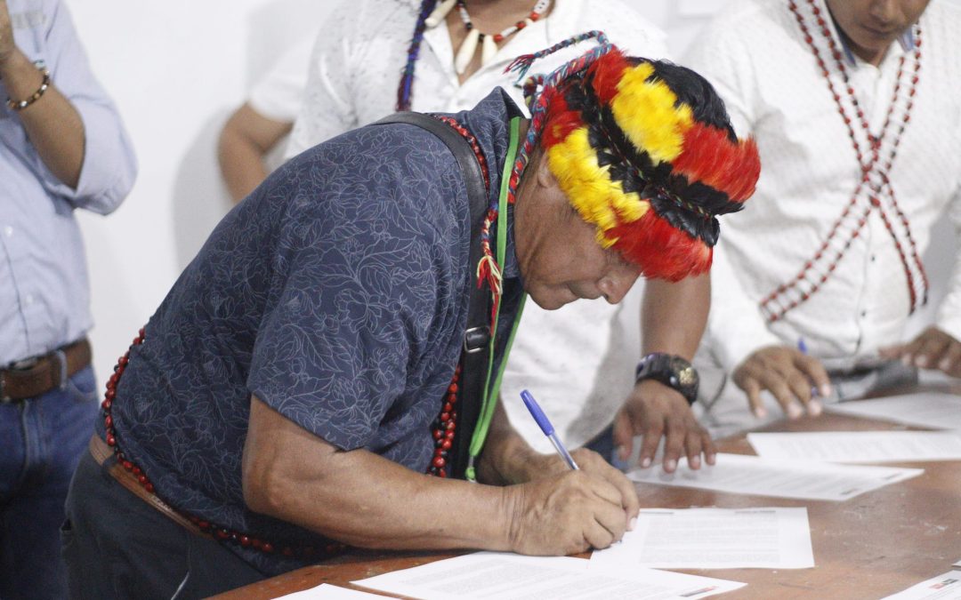 Lote 8: Comunidades y Estado peruano suscriben acuerdos de consulta previa en Trompeteros