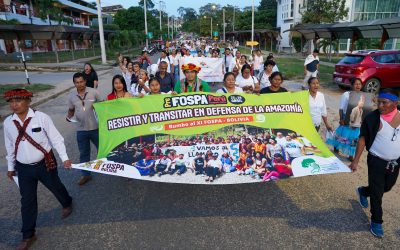 Movilización por la defensa de la Amazonía da inicio al Pre FOSPA Perú en Tarapoto