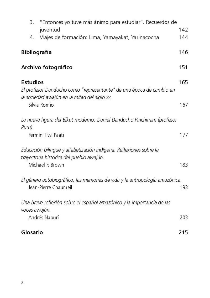 Por mi camino. Memorias de Daniel Danducho, primer profesor bilingüe awajún - Imagen 5
