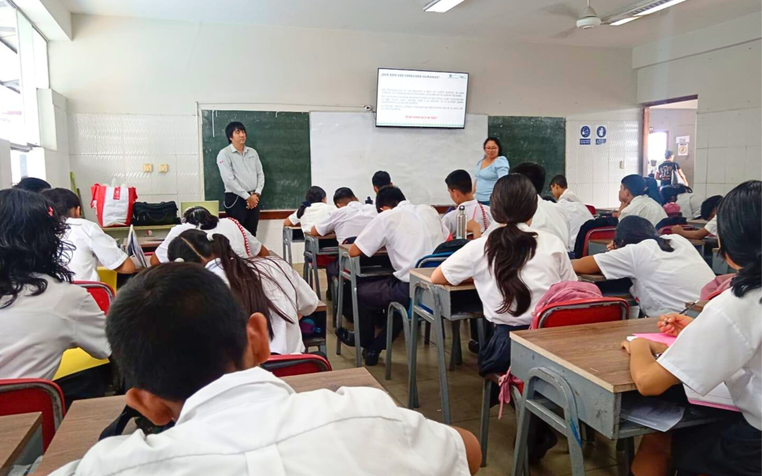 Iquitos: Promover el conocimiento de los derechos humanos en adolescentes fortalece su capacidad de defensa