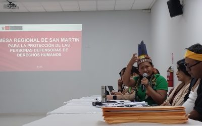 San Martín reporta avances muy limitados en la protección de defensores indígenas frente a economías ilícitas