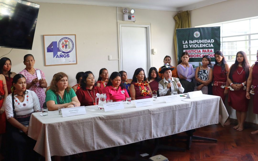 “Nuestras niñas claman justicia”: lideresas awajún y wampis denuncian en Lima crisis de violencia sexual en Condorcanqui
